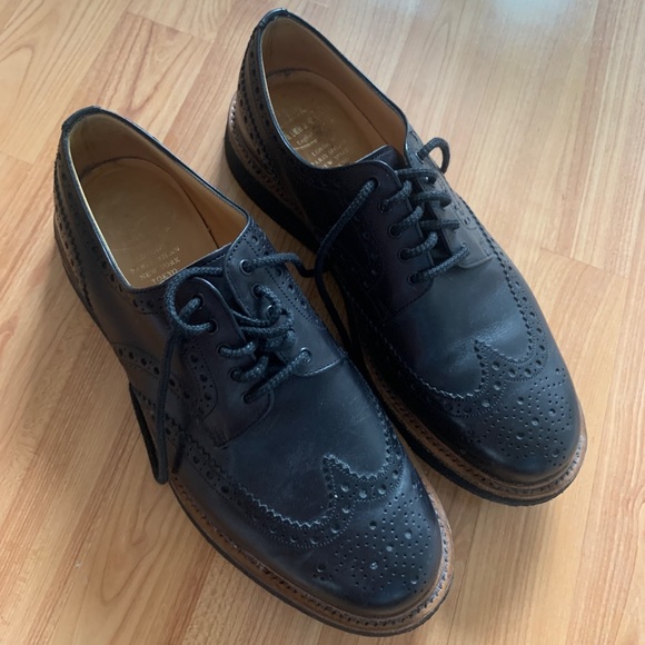 CHURCH’S black derby lace up shoes - Picture 1 of 8